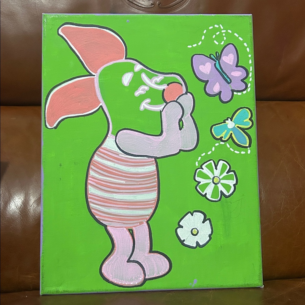 Colorful Cartoon Character Canvas Art